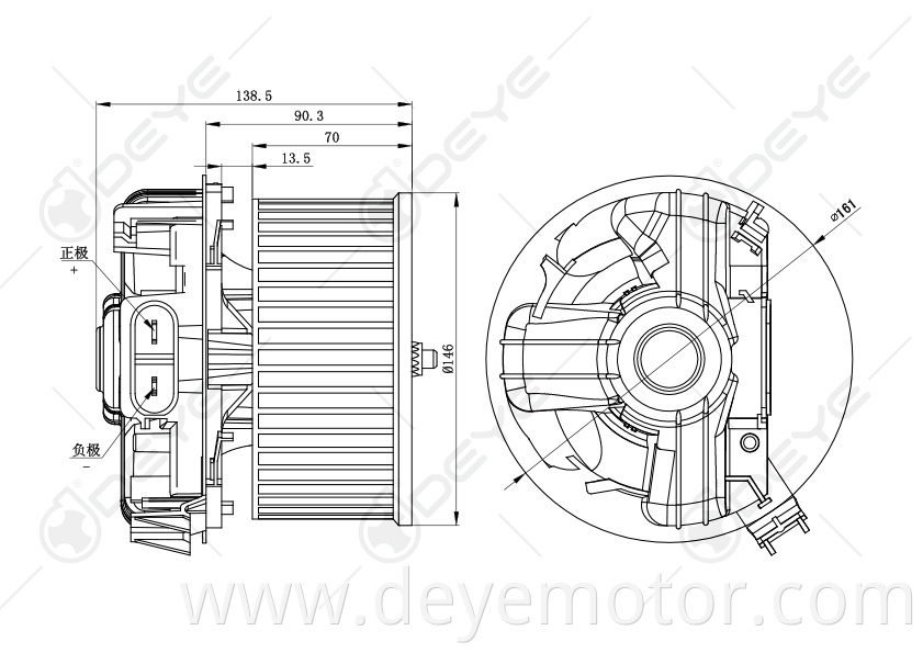 7701062226 6001547691 272269U01A 27226-AX105 blower fan motor for NISSAN MARCH III